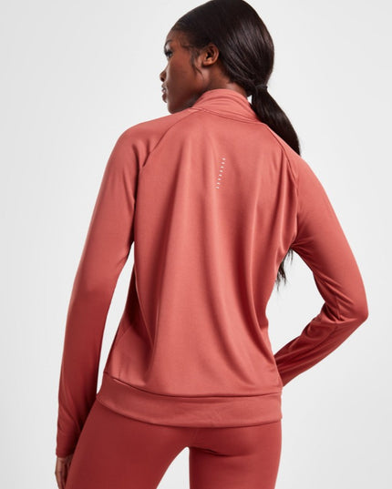 Nike Swift Dri-FIT Swoosh Run Mdlyr DM7769-691 Kadın Siyah Koşu Uzun Kollu Top Kadın Sweatshirt