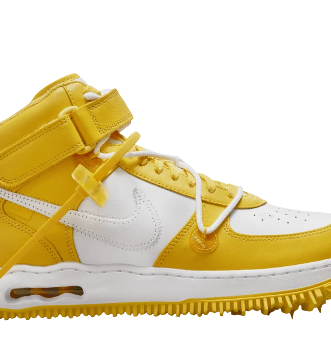 Nike Air Force 1 Mid x Off-White™ DR0500-101 Sneaker Sarı Günlük Spor Ayakkabı