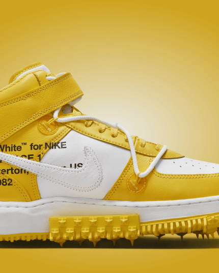 Nike Air Force 1 Mid x Off-White™ DR0500-101 Sneaker Sarı Günlük Spor Ayakkabı