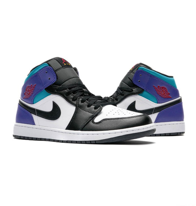 Nike Air Jordan 1 Mid Erkek Siyah Sneaker Ayakkabı DQ8426-154