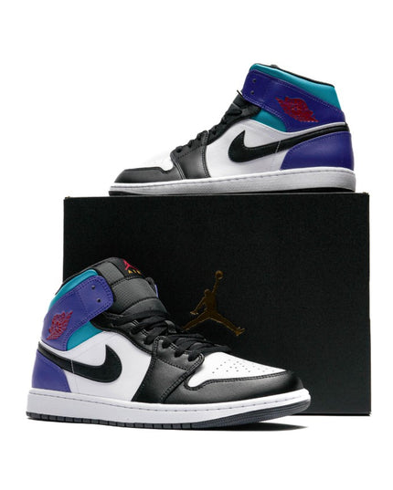 Nike Air Jordan 1 Mid Erkek Siyah Sneaker Ayakkabı DQ8426-154
