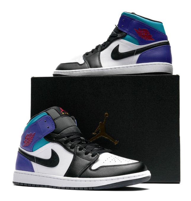 Nike Air Jordan 1 Mid Erkek Siyah Sneaker Ayakkabı DQ8426-154