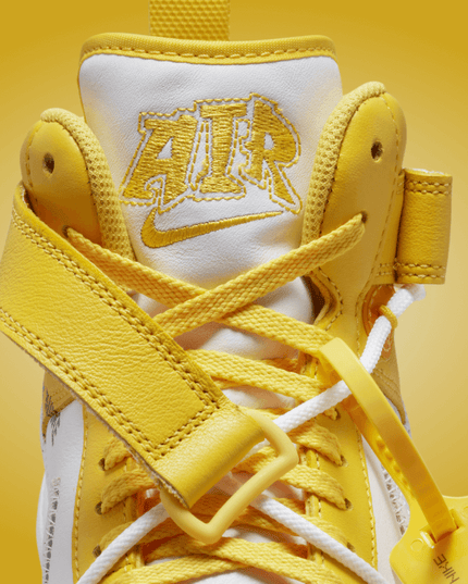 Nike Air Force 1 Mid x Off-White™ DR0500-101 Sneaker Sarı Günlük Spor Ayakkabı