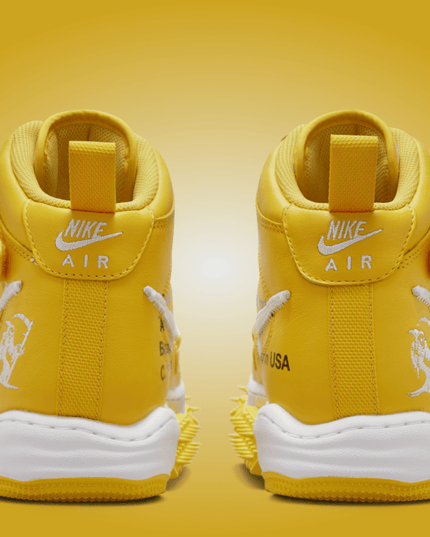 Nike Air Force 1 Mid x Off-White™ DR0500-101 Sneaker Sarı Günlük Spor Ayakkabı