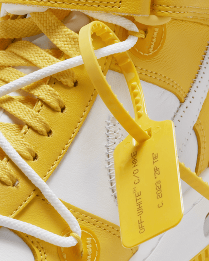 Nike Air Force 1 Mid x Off-White™ DR0500-101 Sneaker Sarı Günlük Spor Ayakkabı